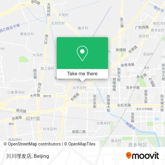 川川理发店 map