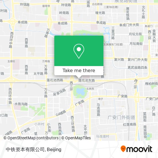 中铁资本有限公司 map