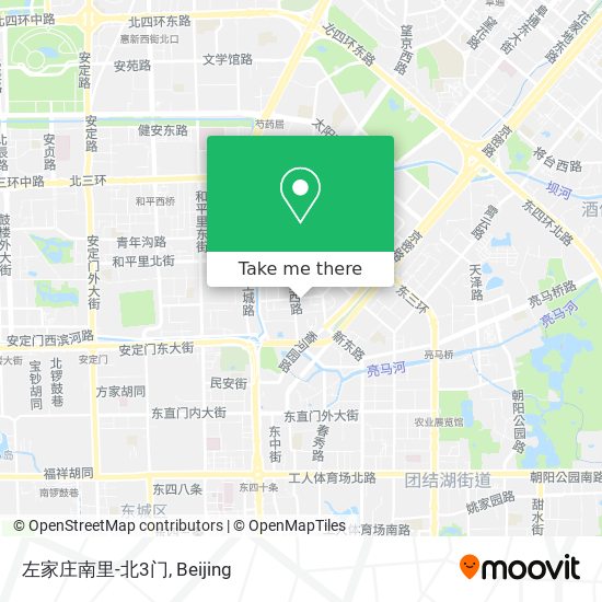 左家庄南里-北3门 map