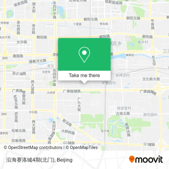 沿海赛洛城4期(北门) map