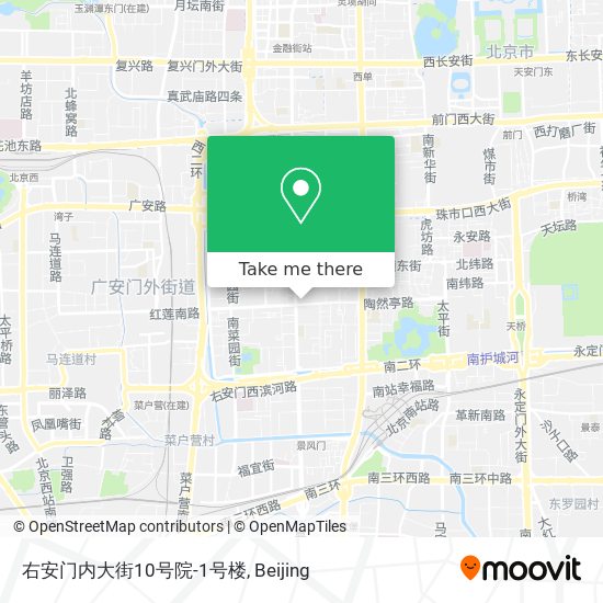 右安门内大街10号院-1号楼 map