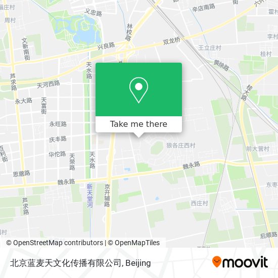 北京蓝麦天文化传播有限公司 map