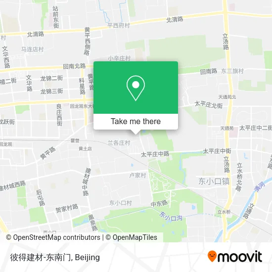 彼得建材-东南门 map