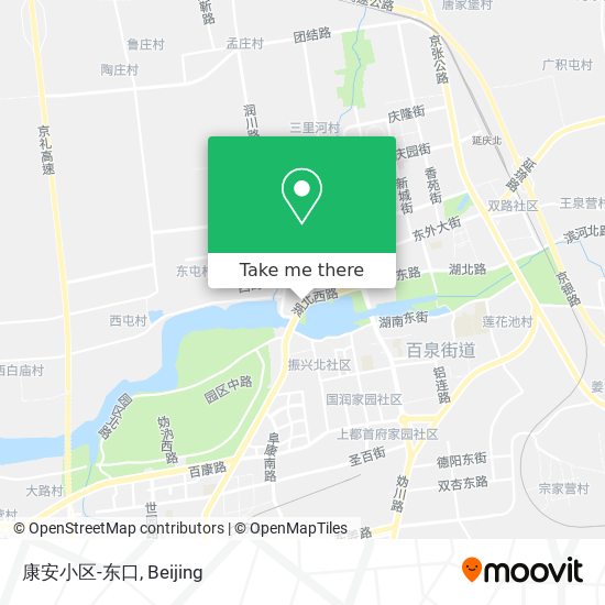 康安小区-东口 map