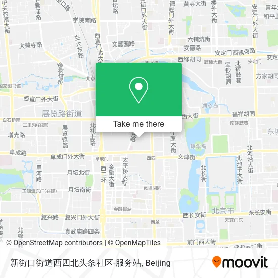 新街口街道西四北头条社区-服务站 map