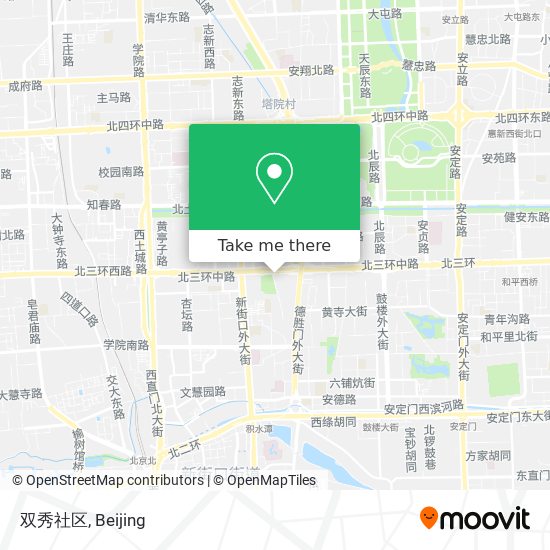 双秀社区 map