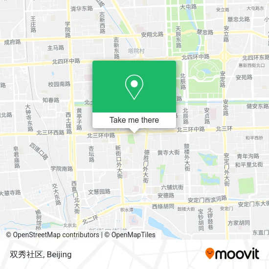 双秀社区 map