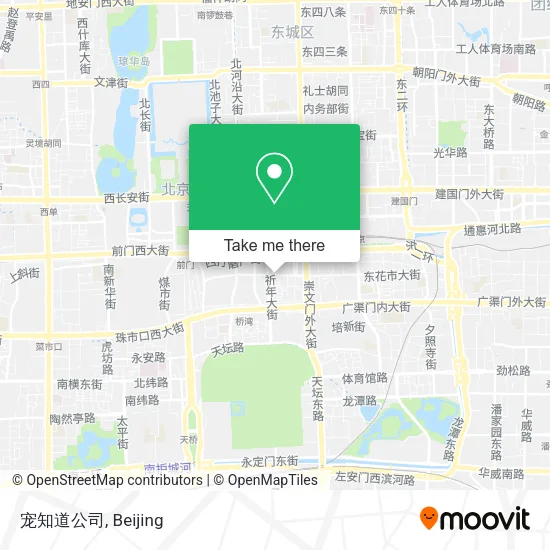 宠知道公司 map