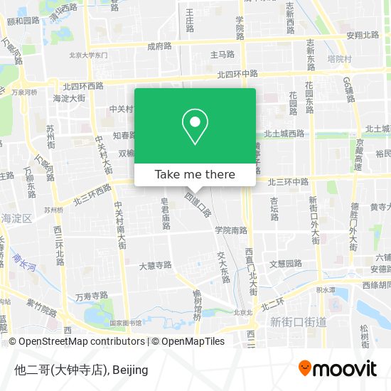 他二哥(大钟寺店) map