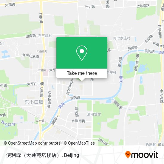 便利蜂（天通苑塔楼店） map