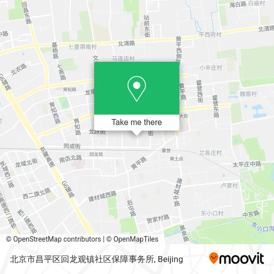 北京市昌平区回龙观镇社区保障事务所 map