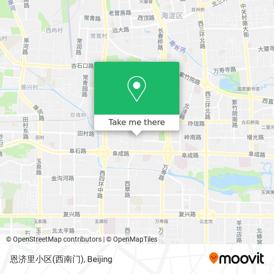 恩济里小区(西南门) map