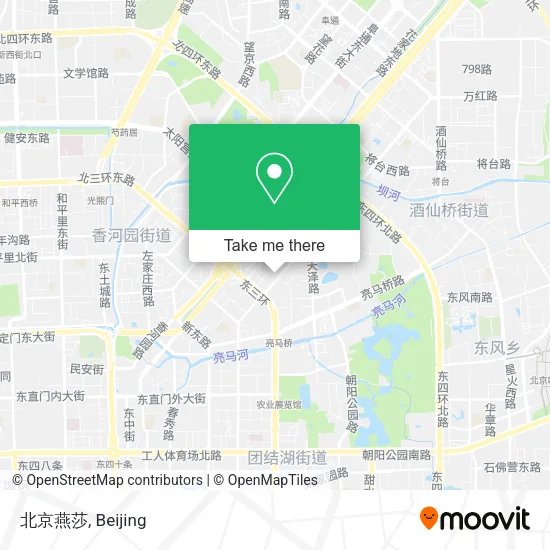 北京燕莎 map