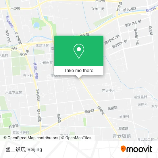 垡上饭店 map
