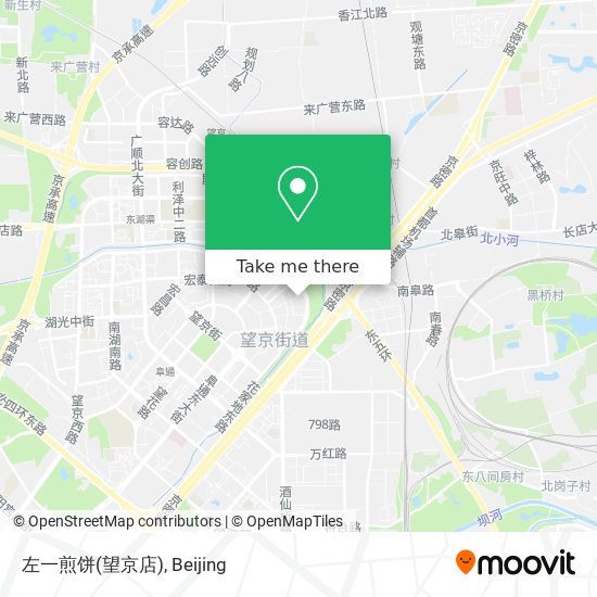 左一煎饼(望京店) map