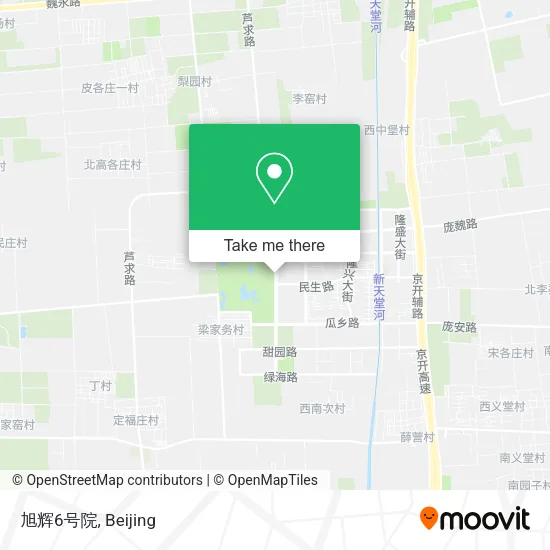 旭辉6号院 map