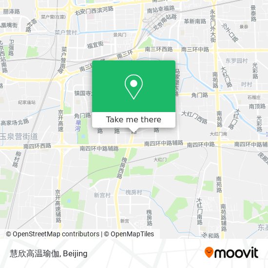 慧欣高温瑜伽 map