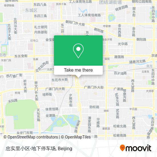 忠实里小区-地下停车场 map