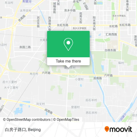 白房子路口 map