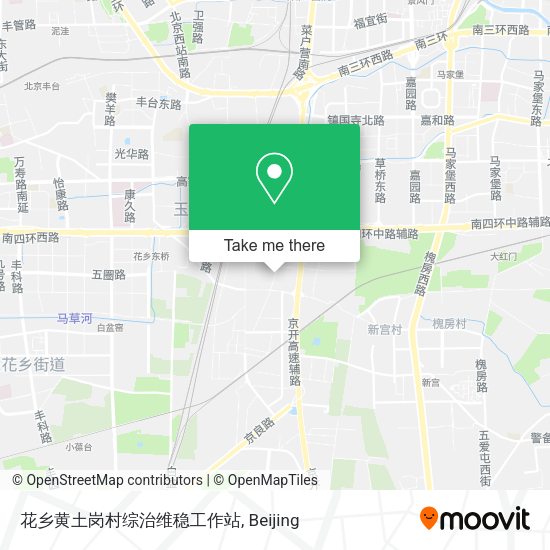 花乡黄土岗村综治维稳工作站 map