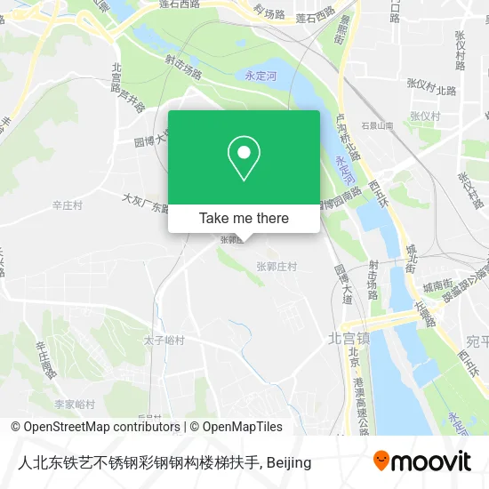 人北东铁艺不锈钢彩钢钢构楼梯扶手 map