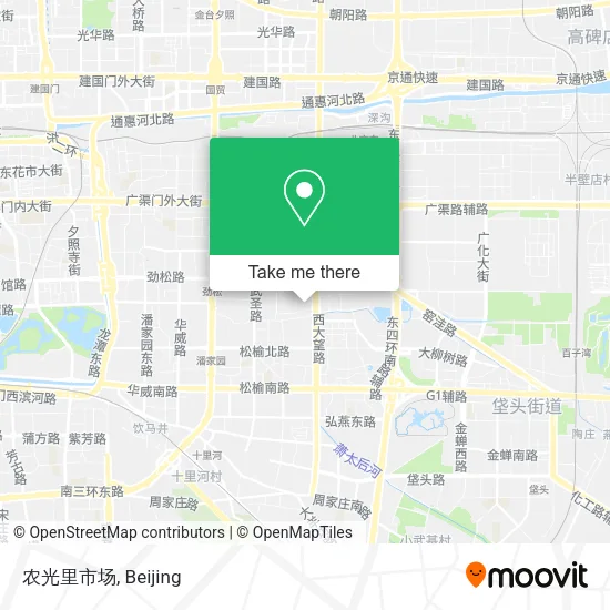 农光里市场 map