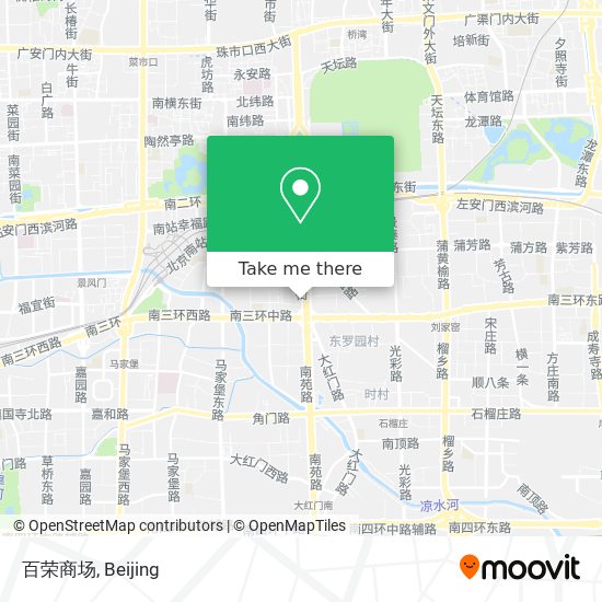 百荣商场 map