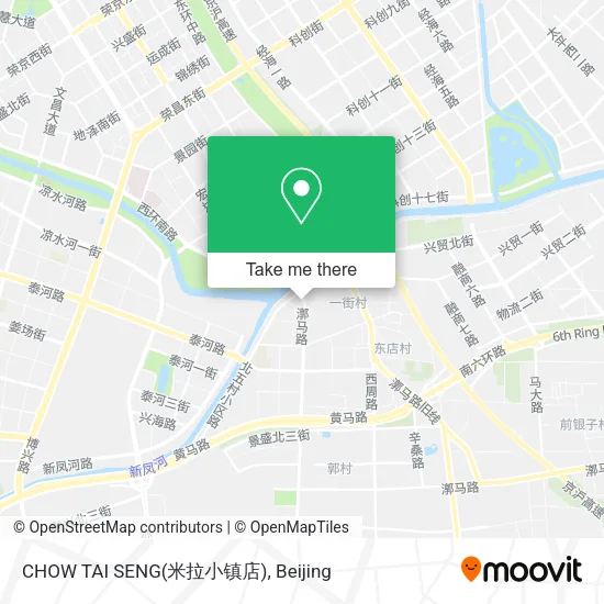 CHOW TAI SENG(米拉小镇店) map