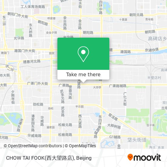 CHOW TAI FOOK(西大望路店) map