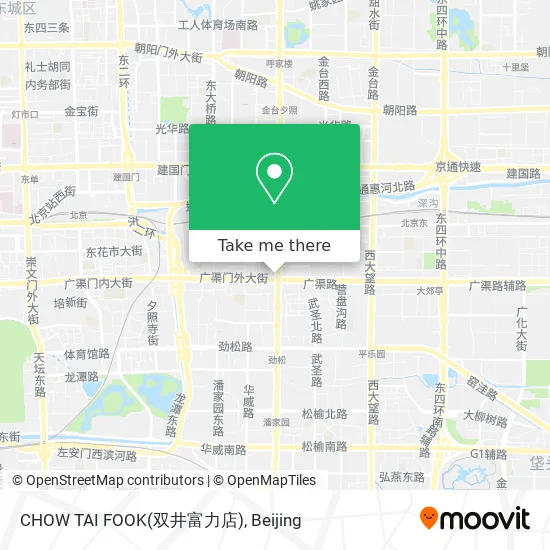 CHOW TAI FOOK(双井富力店) map