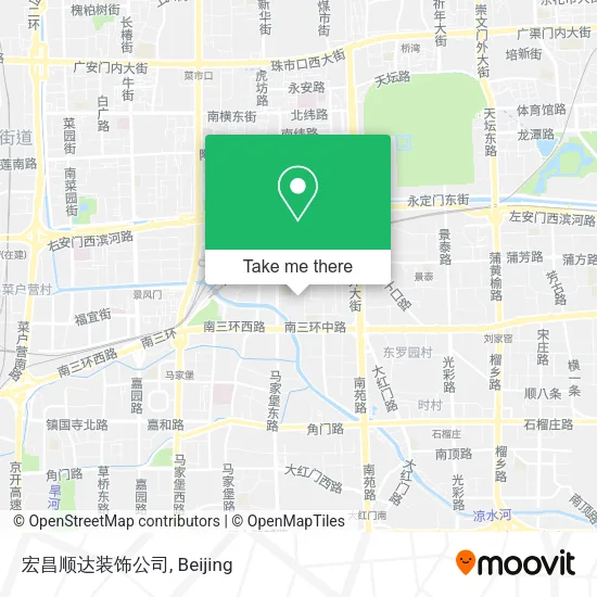 宏昌顺达装饰公司 map