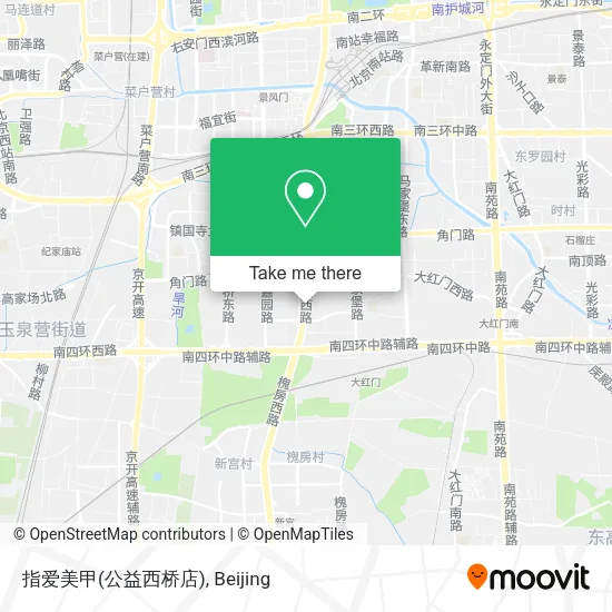 指爱美甲(公益西桥店) map