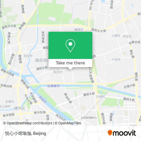 悦心小馆瑜伽 map