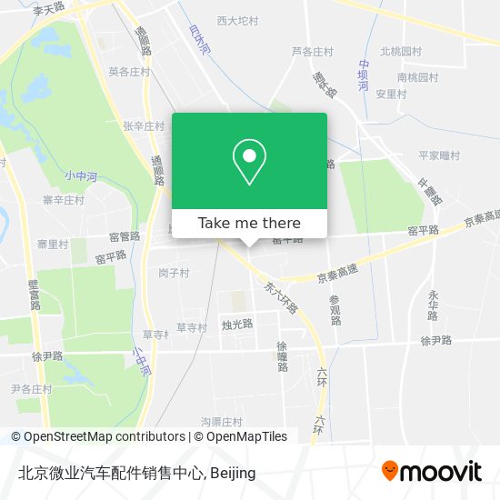 北京微业汽车配件销售中心 map