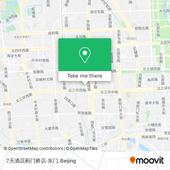 7天酒店蓟门桥店-东门 map