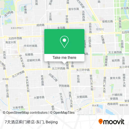 7天酒店蓟门桥店-东门 map