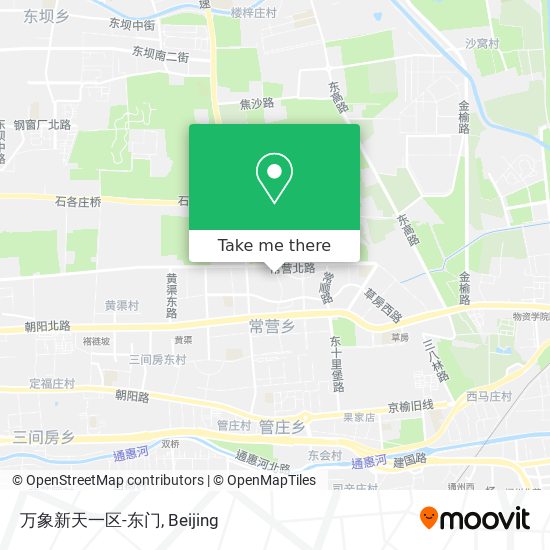 万象新天一区-东门 map