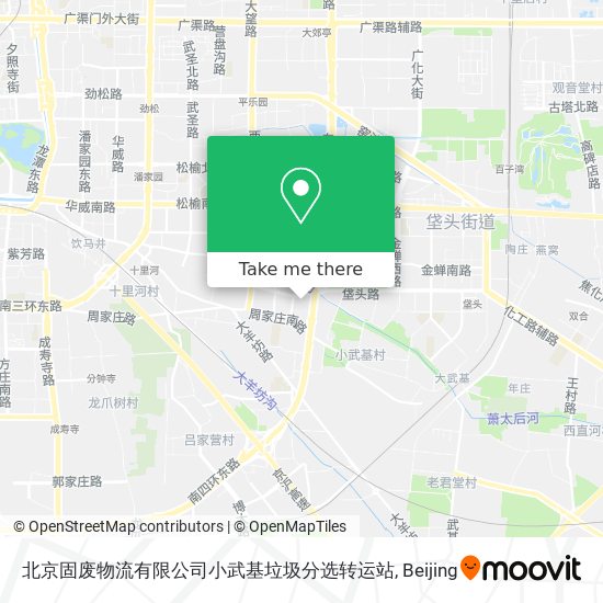 北京固废物流有限公司小武基垃圾分选转运站 map