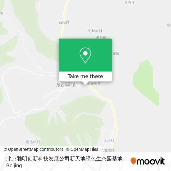 北京雅明创新科技发展公司新天地绿色生态园基地 map