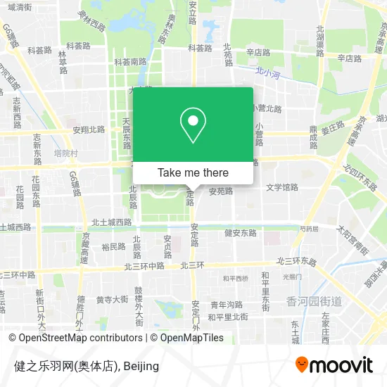 健之乐羽网(奥体店) map