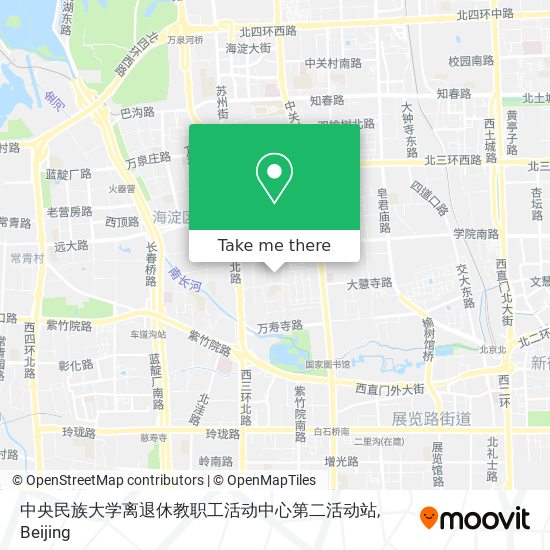 中央民族大学离退休教职工活动中心第二活动站 map