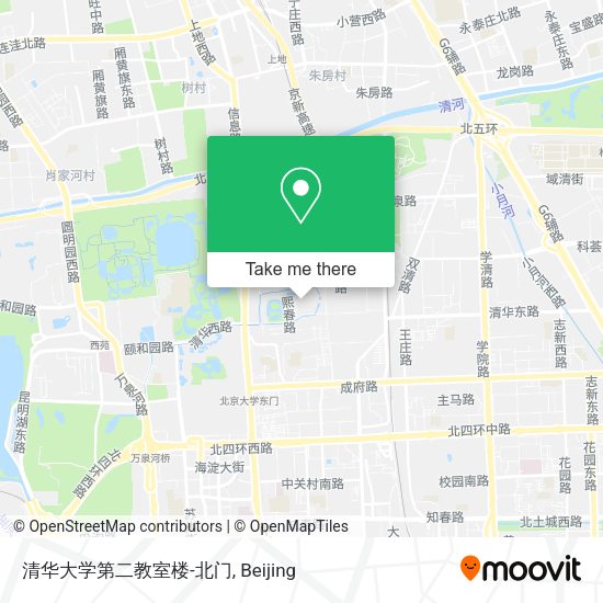 清华大学第二教室楼-北门 map