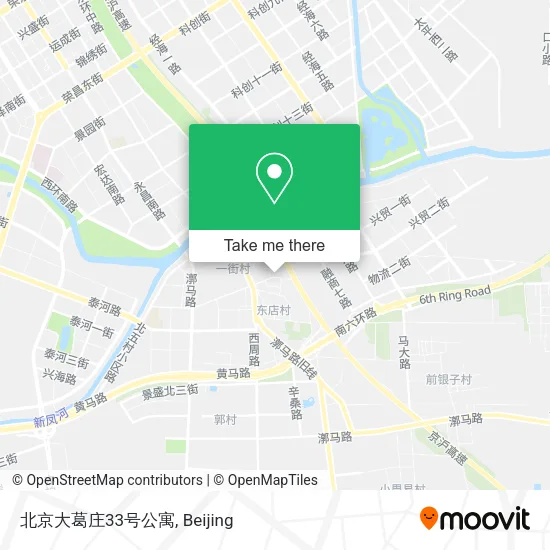 北京大葛庄33号公寓 map