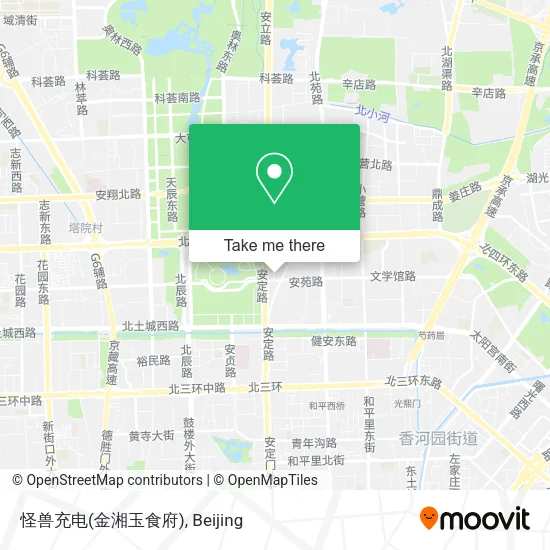 怪兽充电(金湘玉食府) map