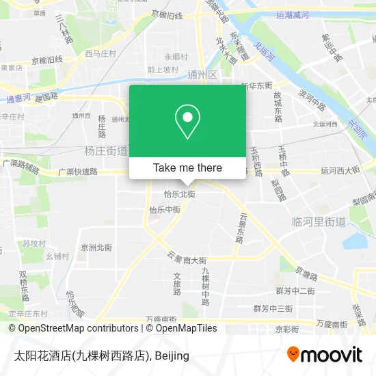 太阳花酒店(九棵树西路店) map