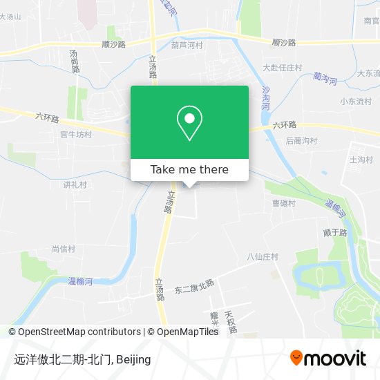 远洋傲北二期-北门 map