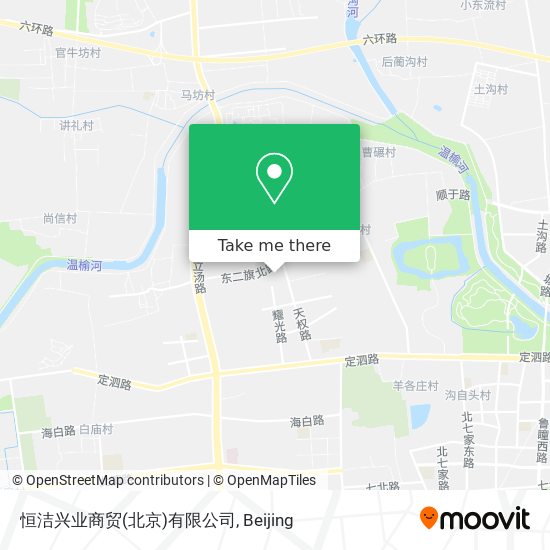 恒洁兴业商贸(北京)有限公司 map