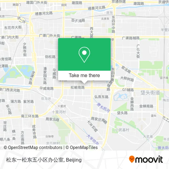 松东一松东五小区办公室 map