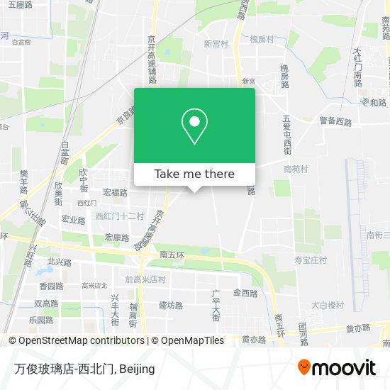 万俊玻璃店-西北门 map