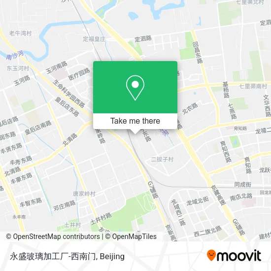 永盛玻璃加工厂-西南门 map